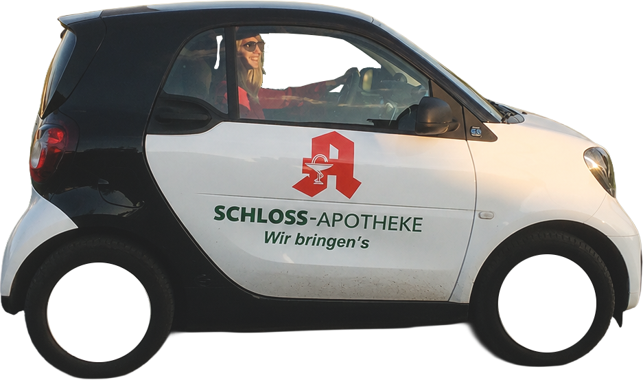 Der Liefer-Smart der Schloss-Apotheke
